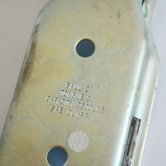 Haul-Master Trailer Coupler 3" Channel 2" Ball 67650 Class II NEW - Picture 5 of 7